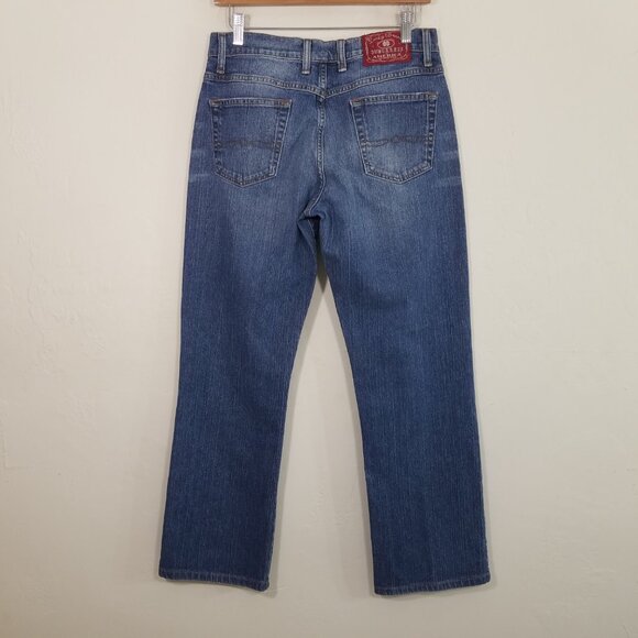 Lucky Brand Rider Fit Relaxed Long Length Jeans Blue Size 8/29 - Picture 5 of 7